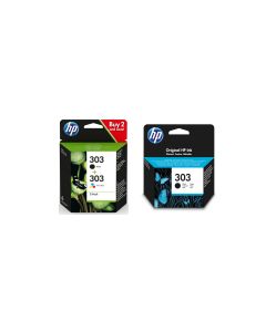 HP 303 Black &amp; Colour Ink Cartridge Combo and HP 303 Black Bundle