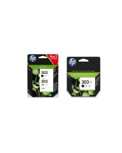 HP 303 Black &amp; Colour Ink Cartridge Combo and HP 303XL Black Bundle