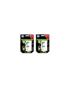 HP 304 Black &amp; Colour Ink Cartridge Combo Pack - 3JB05AE  TWIN PACK