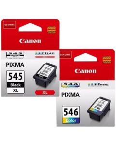 Canon PG-545XL Black Ink Cartridge - 8286B001 and Canon CL-546 Colour Ink Cartridge Bundle
