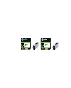 HP 364XL Black Ink Cartridge - CN684EE   TWIN PACK