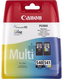 Canon PG-540 Black &amp; CL-541 Colour Ink Cartridge Combo Pack - 5225B006