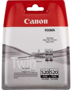 Canon PGI-520 Black Ink Cartridge Twin Combo Pack - 2932B012