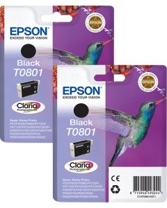 Epson Hummingbird Black Ink Cartridge Twin Pack