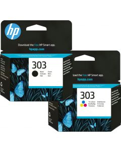 HP 303 Black &amp; Colour Ink Cartridge Bundle Pack