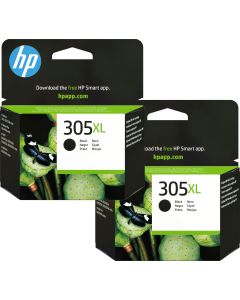 HP 305XL Black Ink Cartridge Twin Pack