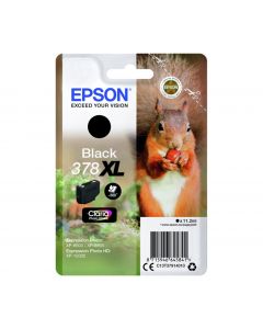 Epson Original T378XL Squirrel 378XL Black Ink Cartridge - High Capacity
