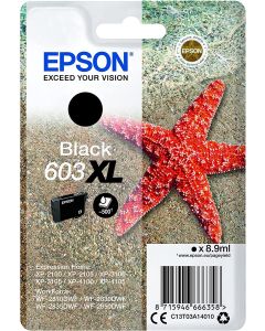 Epson Original T03A1 Starfish 603XL Black Ink Cartridge - High Capacity