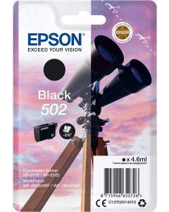 Epson Original T02V1 Binoculars 502 Black Ink Cartridge - Standard Capacity
