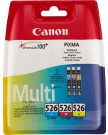 Canon CLI-526 Cyan Magenta Yellow Combo Pack - 4541B009