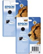 Epson Cheetah Black Ink Cartridge Twin Pack
