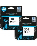 HP 304 Black Ink Cartridge Twin Pack