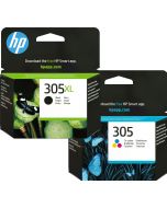 HP 305XL Black &amp; 305 Colour Ink Cartridge Bundle Pack