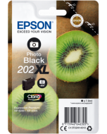 Epson Original T02H1 Kiwi 202XL Photo Black Ink Cartridge - High Capacity