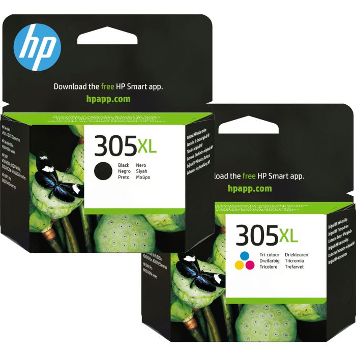 HP 305XL Black & Colour Ink Cartridge Bundle Pack