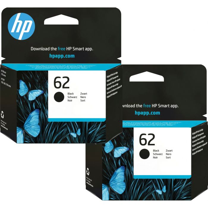 Hp 62 sale black ink cartridge
