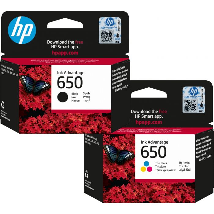 Hp 650 sales ink cartridge