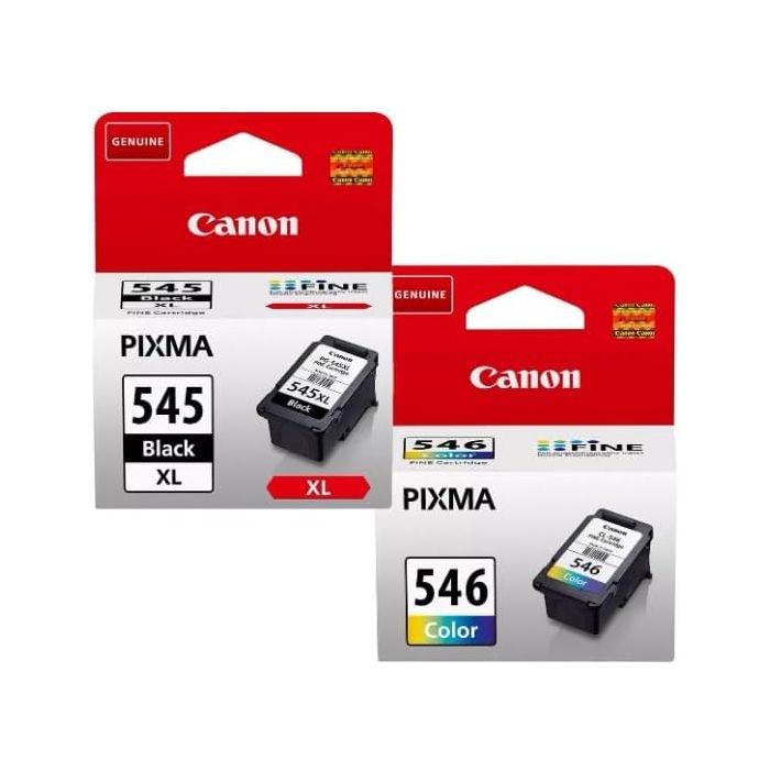 Canon PG-545 Black & CL-546 Colour Combo Pack and Canon PG-545XL Black